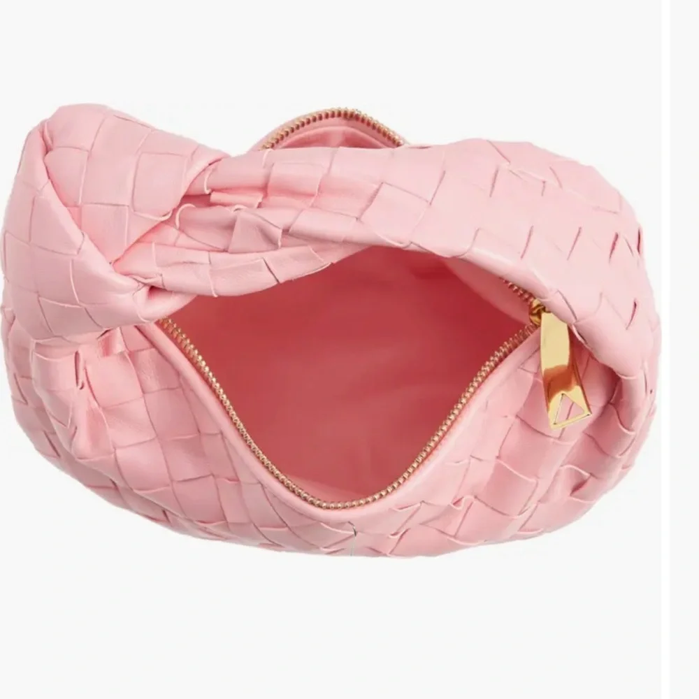 Bottega Veneta pink Mini Jodie Leather Hobo